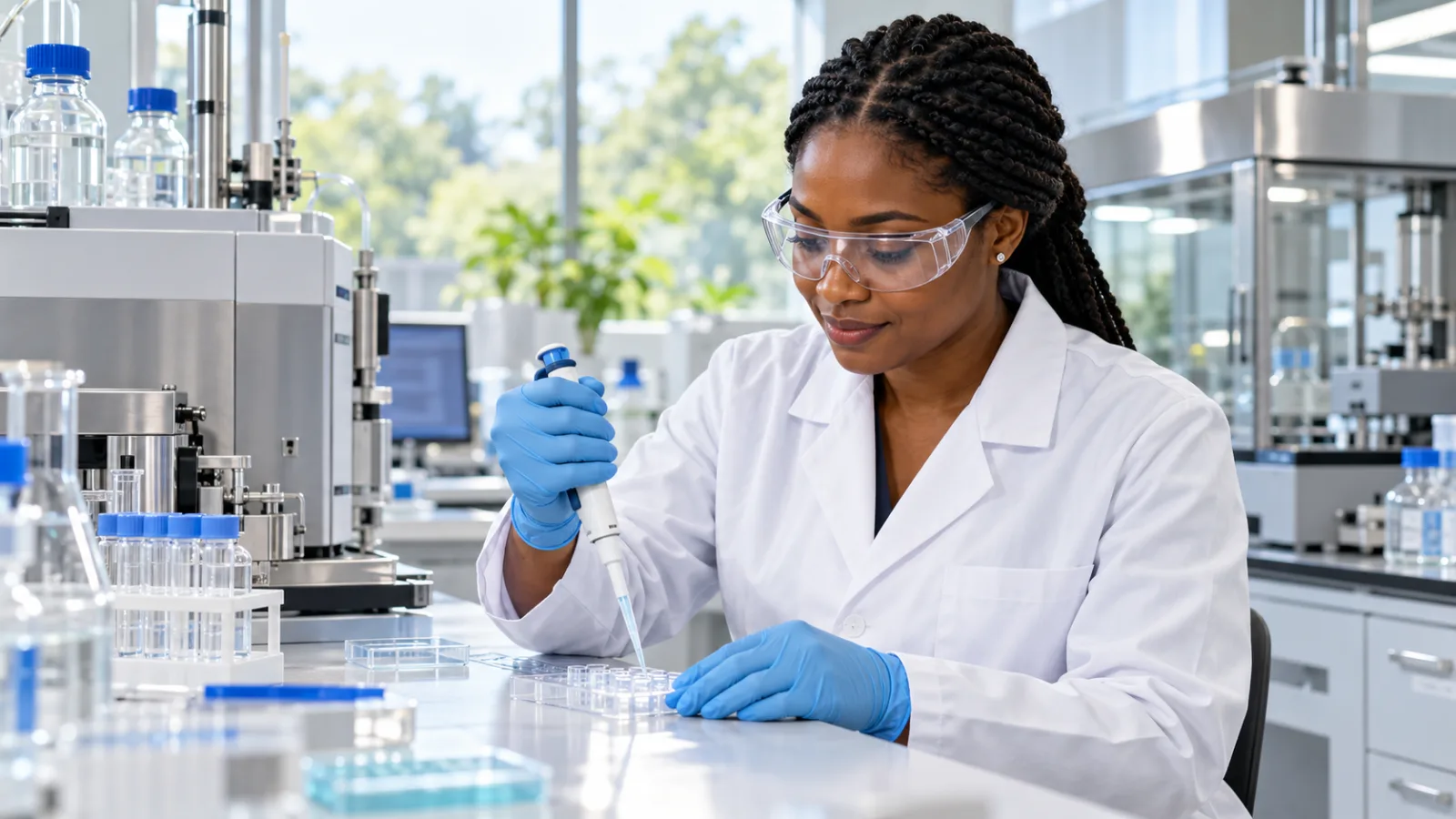 Modern pharmaceutical quality-control laboratory
