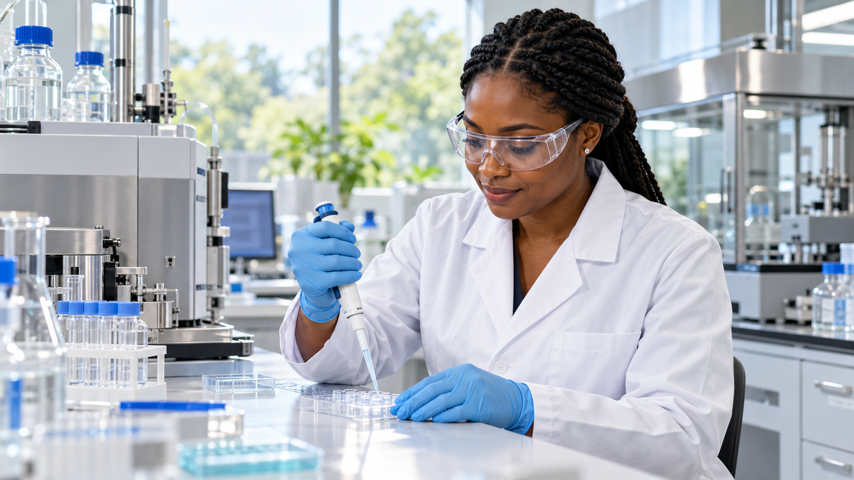 Modern pharmaceutical quality-control laboratory